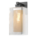 Hubbardton Forge - 304854-SKT-80-72-ZM0707 - One Light Outdoor Wall Sconce - Polaris - Coastal Black
