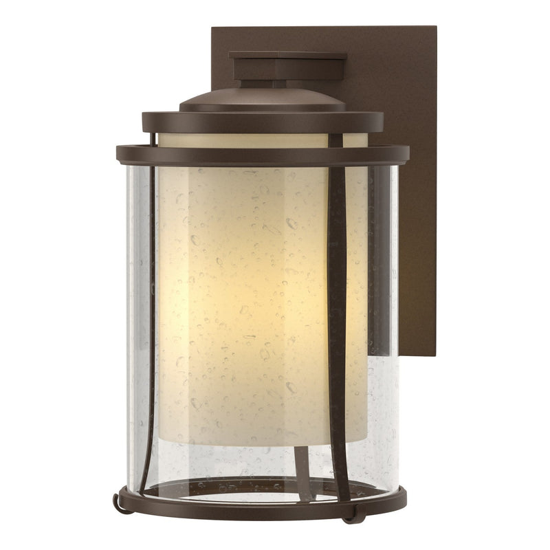 Hubbardton Forge - 305615-SKT-75-ZS0283 - One Light Outdoor Wall Sconce - Meridian - Coastal Bronze