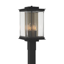 Hubbardton Forge - 344840-SKT-80-83-ZM0703 - Four Light Outdoor Post Mount - Kingston - Coastal Black