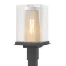 Hubbardton Forge - 344850-SKT-80-72-ZM0084 - One Light Outdoor Post Mount - Polaris - Coastal Black