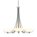 Hubbardton Forge - 101261-SKT-82-GG0123 - Five Light Chandelier - Aegis - Vintage Platinum