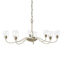 Hubbardton Forge - 101309-SKT-84-LL0083 - Eight Light Chandelier - Oval - Soft Gold