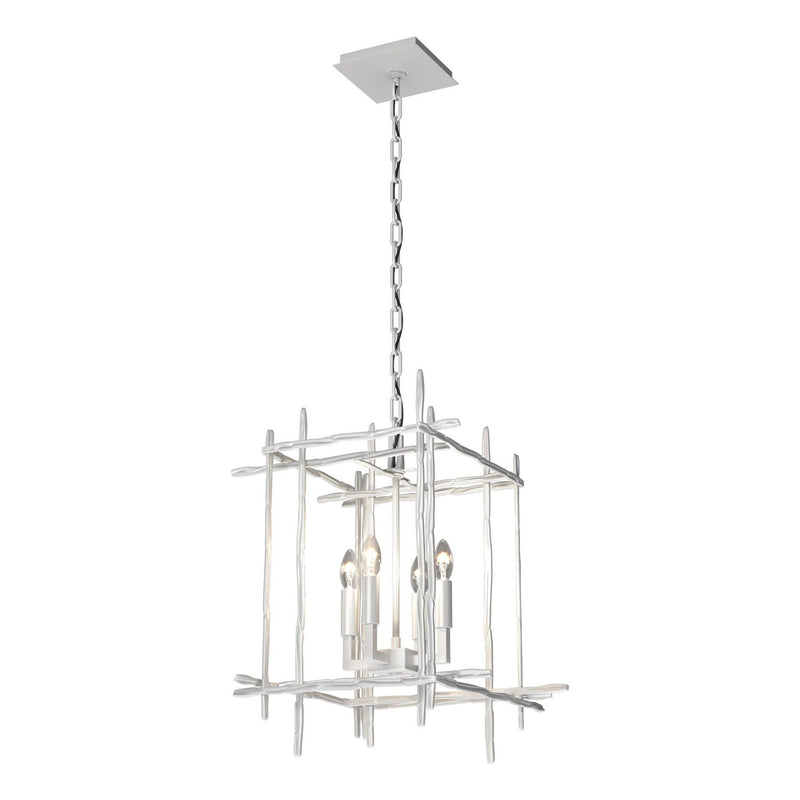 Hubbardton Forge - 101315-SKT-02 - Four Light Chandelier - Tura - White