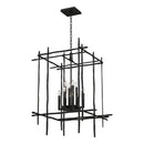 Hubbardton Forge - 101317-SKT-89 - Eight Light Chandelier - Tura - Ink