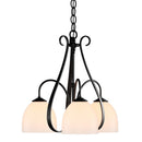 Hubbardton Forge - 101441-SKT-10-GG0001 - Three Light Chandelier - Sweeping Taper - Black