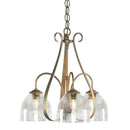Hubbardton Forge - 101441-SKT-84-LL0001 - Three Light Chandelier - Sweeping Taper - Soft Gold
