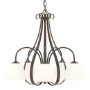 Hubbardton Forge - 101445-SKT-05-GG0001 - Five Light Chandelier - Sweeping Taper - Bronze