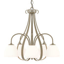 Hubbardton Forge - 101445-SKT-84-GG0001 - Five Light Chandelier - Sweeping Taper - Soft Gold