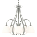 Hubbardton Forge - 101445-SKT-85-GG0001 - Five Light Chandelier - Sweeping Taper - Sterling
