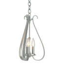 Hubbardton Forge - 101473-SKT-82 - Three Light Chandelier - Sweeping Taper - Vintage Platinum