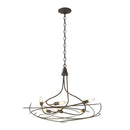 Hubbardton Forge - 101620-SKT-05 - Six Light Chandelier - Wisp - Bronze