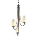 Hubbardton Forge - 103033-SKT-07-GG0303 - Three Light Chandelier - Flora - Dark Smoke
