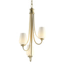 Hubbardton Forge - 103033-SKT-86-GG0303 - Three Light Chandelier - Flora - Modern Brass