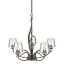 Hubbardton Forge - 103040-SKT-07-ZM0236 - Five Light Chandelier - Flora - Dark Smoke