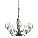 Hubbardton Forge - 103040-SKT-14-ZM0236 - Five Light Chandelier - Flora - Oil Rubbed Bronze