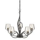 Hubbardton Forge - 103040-SKT-20-ZM0236 - Five Light Chandelier - Flora - Natural Iron
