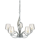 Hubbardton Forge - 103040-SKT-82-ZM0236 - Five Light Chandelier - Flora - Vintage Platinum