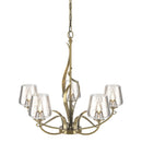 Hubbardton Forge - 103040-SKT-86-ZM0236 - Five Light Chandelier - Flora - Modern Brass