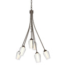 Hubbardton Forge - 103043-SKT-05-ZS0354 - Six Light Chandelier - Flora - Bronze
