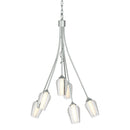 Hubbardton Forge - 103043-SKT-82-ZS0354 - Six Light Chandelier - Flora - Vintage Platinum