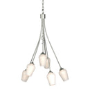 Hubbardton Forge - 103043-SKT-85-GG0303 - Six Light Chandelier - Flora - Sterling