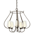 Hubbardton Forge - 103045-SKT-05-ZS0354 - Five Light Chandelier - Flora - Bronze