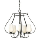 Hubbardton Forge - 103045-SKT-20-GG0303 - Five Light Chandelier - Flora - Natural Iron