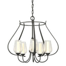 Hubbardton Forge - 103045-SKT-20-ZS0354 - Five Light Chandelier - Flora - Natural Iron