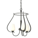 Hubbardton Forge - 103047-SKT-20-GG0303 - Three Light Chandelier - Flora - Natural Iron