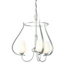 Hubbardton Forge - 103047-SKT-82-GG0303 - Three Light Chandelier - Flora - Vintage Platinum