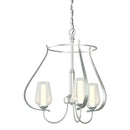 Hubbardton Forge - 103047-SKT-82-ZS0354 - Three Light Chandelier - Flora - Vintage Platinum