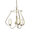 Hubbardton Forge - 103047-SKT-84-ZS0354 - Three Light Chandelier - Flora - Soft Gold