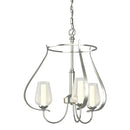 Hubbardton Forge - 103047-SKT-85-ZS0354 - Three Light Chandelier - Flora - Sterling