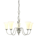 Hubbardton Forge - 103052-SKT-85-GG0067 - Five Light Chandelier - Leaf - Sterling
