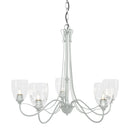 Hubbardton Forge - 103063-SKT-82-LL0083 - Five Light Chandelier - Trellis - Vintage Platinum