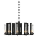 Hubbardton Forge - 103290-SKT-10-II0184 - Ten Light Chandelier - New Town - Black