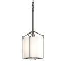 Hubbardton Forge - 104060-SKT-07-GG0137 - One Light Mini Pendant - Bow - Dark Smoke