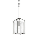 Hubbardton Forge - 104060-SKT-07-ZM0137 - One Light Mini Pendant - Bow - Dark Smoke
