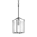 Hubbardton Forge - 104060-SKT-10-ZM0137 - One Light Mini Pendant - Bow - Black