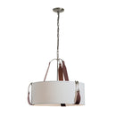 Hubbardton Forge - 104070-SKT-24-LB-SJ2208 - Three Light Pendant - Saratoga - Polished Nickel