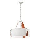 Hubbardton Forge - 104070-SKT-24-LC-SF2208 - Three Light Pendant - Saratoga - Polished Nickel