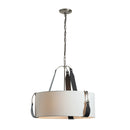 Hubbardton Forge - 104070-SKT-24-LK-SF2208 - Three Light Pendant - Saratoga - Polished Nickel