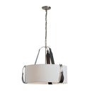 Hubbardton Forge - 104070-SKT-24-LK-SJ2208 - Three Light Pendant - Saratoga - Polished Nickel