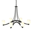 Hubbardton Forge - 104106-SKT-10-GG0236 - Six Light Chandelier - Ribbon - Black