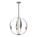 Hubbardton Forge - 104201-SKT-82 - Four Light Chandelier - Cirque - Vintage Platinum