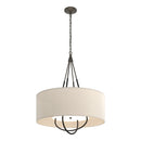 Hubbardton Forge - 104230-SKT-07-10-SA2811 - Four Light Pendant - Loop - Dark Smoke