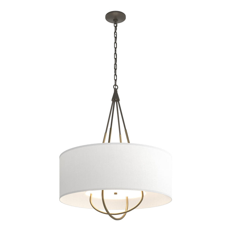 Hubbardton Forge - 104230-SKT-07-84-SF2811 - Four Light Pendant - Loop - Dark Smoke