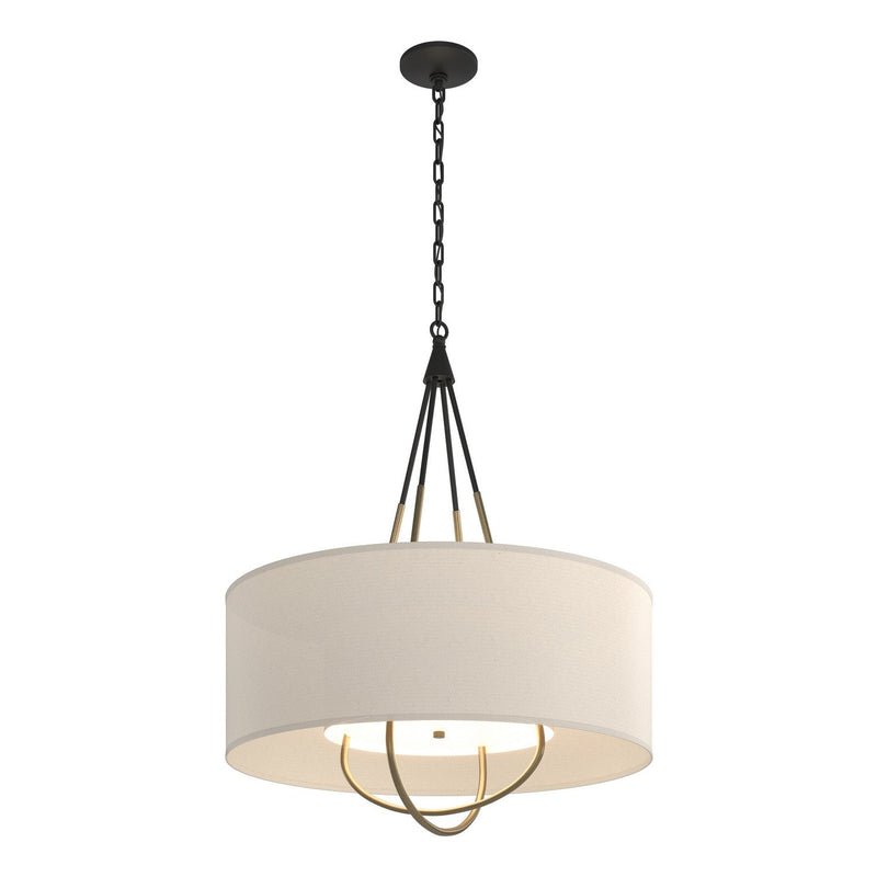Hubbardton Forge - 104230-SKT-10-84-SA2811 - Four Light Pendant - Loop - Black