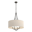 Hubbardton Forge - 104230-SKT-14-10-SA2811 - Four Light Pendant - Loop - Oil Rubbed Bronze