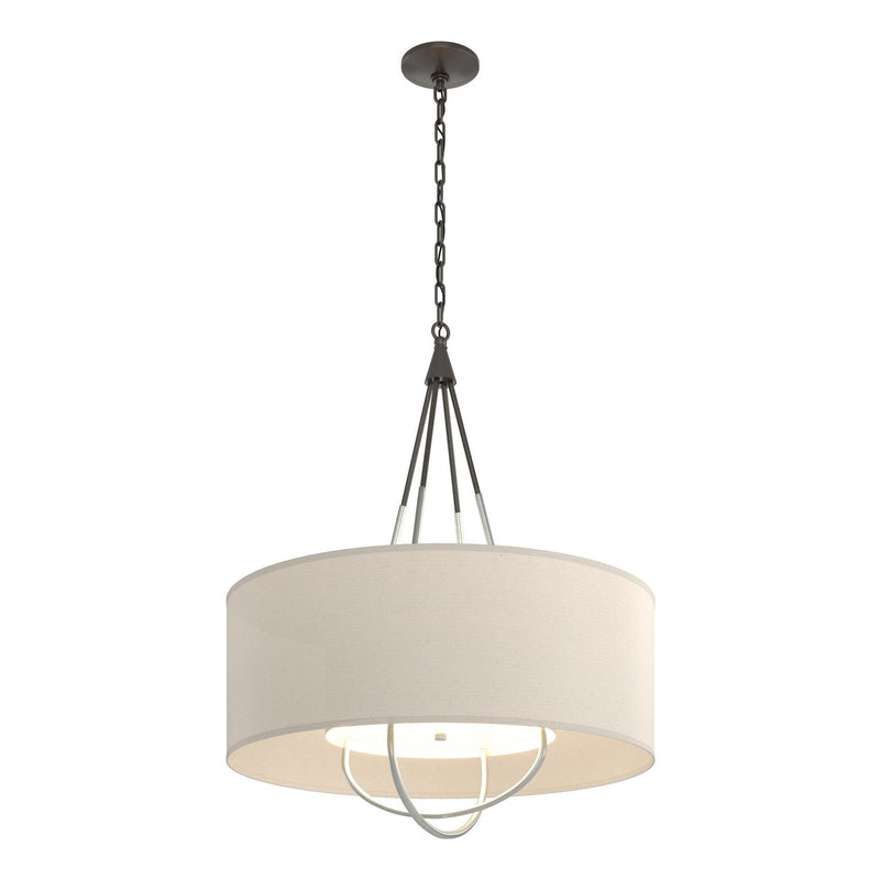 Hubbardton Forge - 104230-SKT-14-82-SA2811 - Four Light Pendant - Loop - Oil Rubbed Bronze